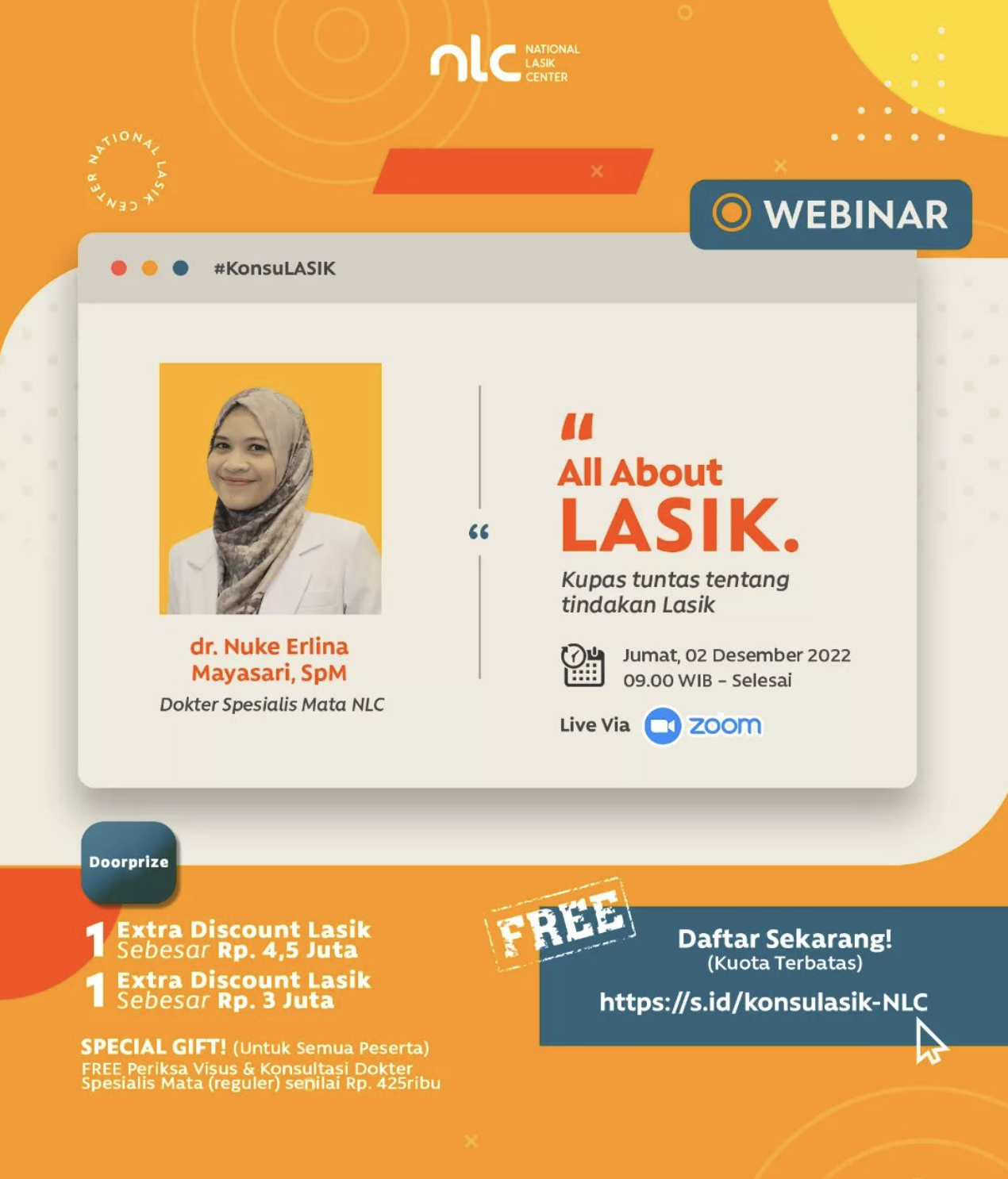 Pre lasik gratis 2023 surabaya