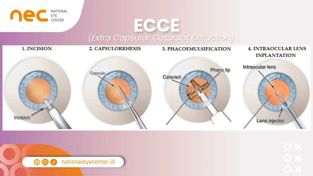 Operasi Mata Katarak: (Extra Capsular Cataract Extraction)