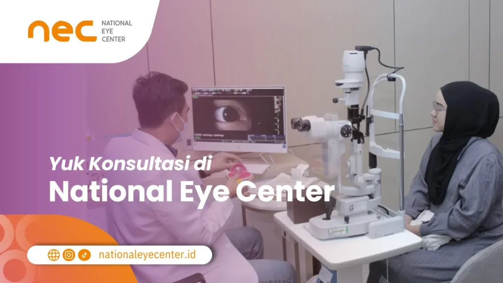 Vabella Sedang Konsultasi Lasik Di NEC