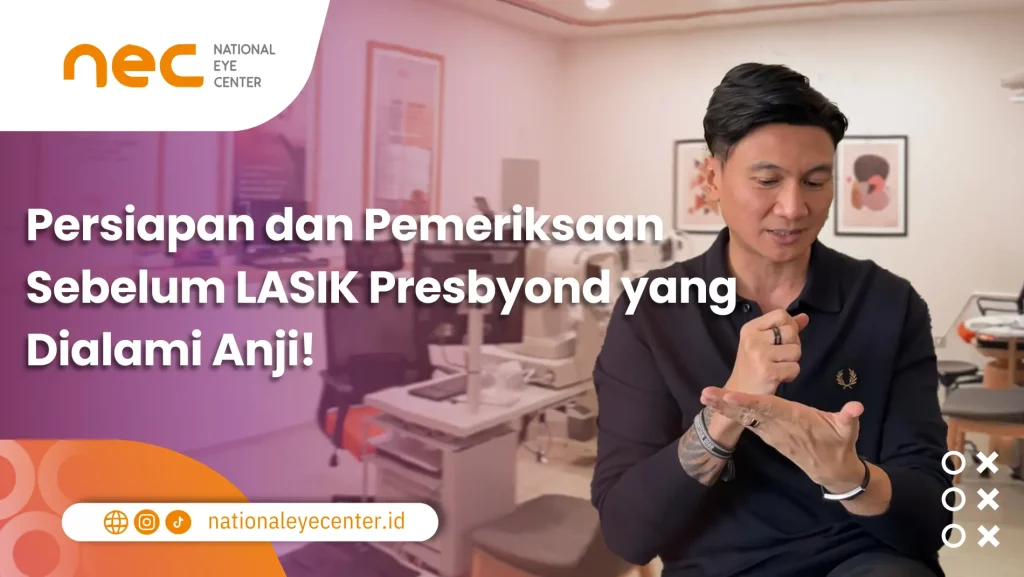 Persiapan dan pemeriksaan Anji Manji sebelum menjalani Lasik Presbyond.